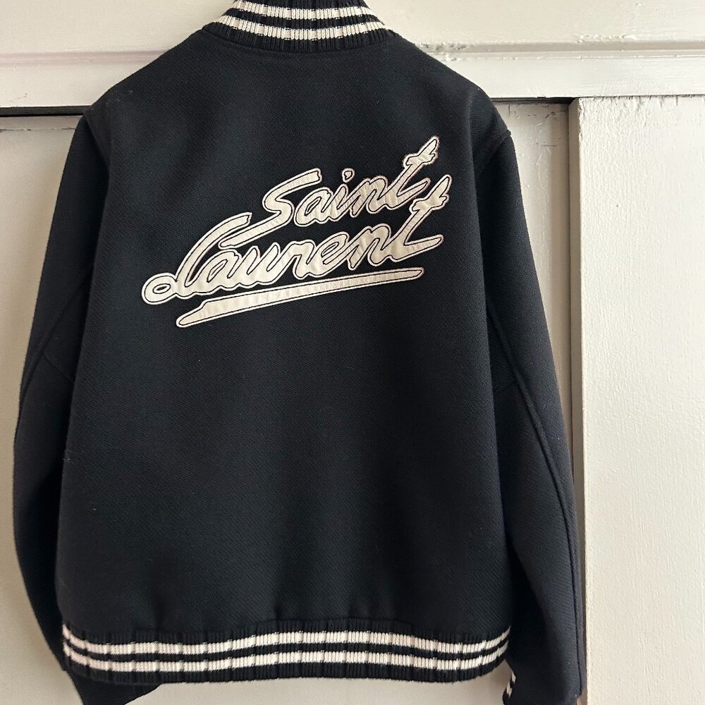 Men's Saint Laurent Teddy College Jacket